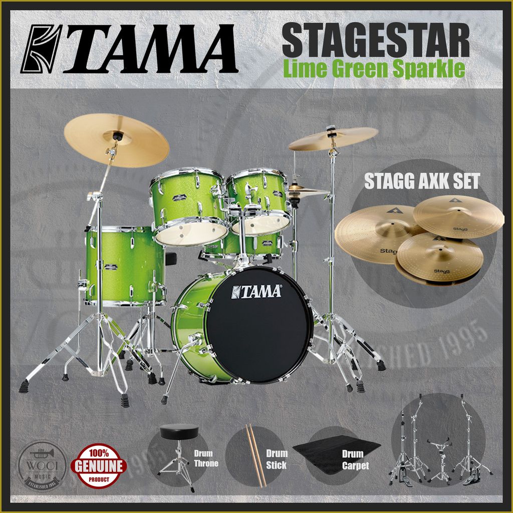 Tama Stagestar Stagg - Lime Green Sparkle 