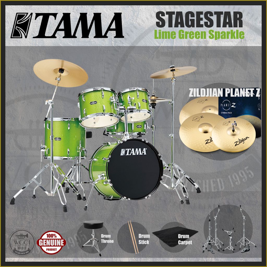 Tama Stagestar Z - Lime Green Sparkle 