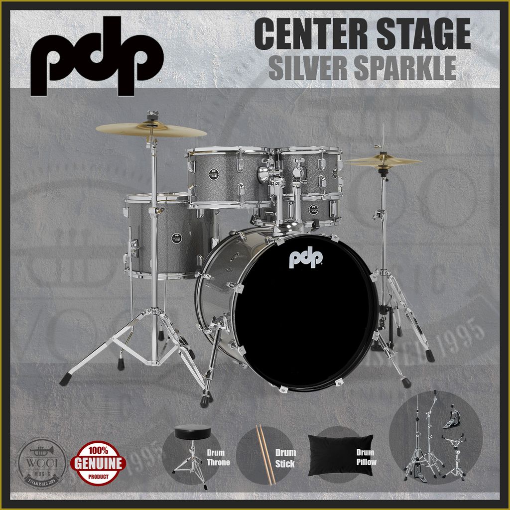 PDP HARDWARE - SILVER SPARKLE 