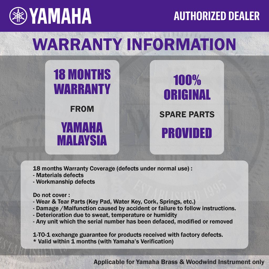 Yamaha Warranty BO