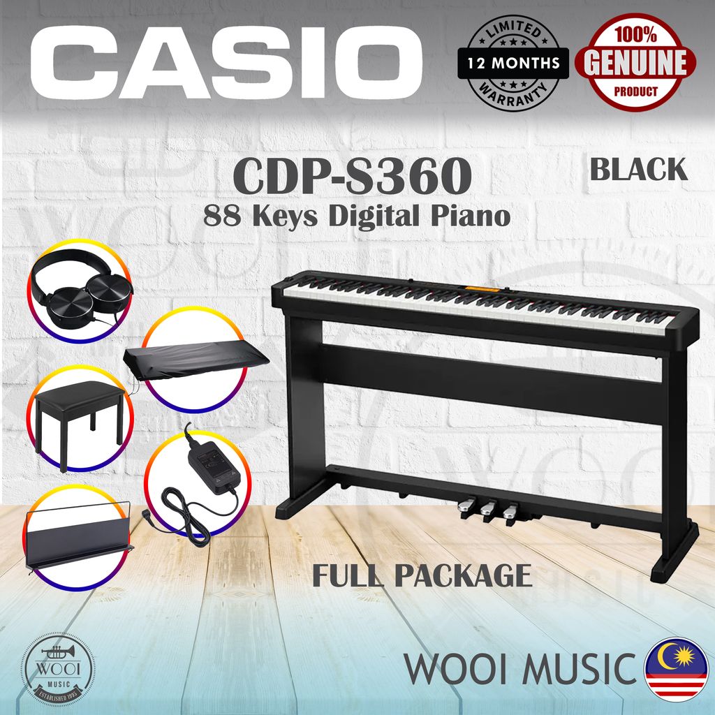 Casio CDP-S360 Negro Kit