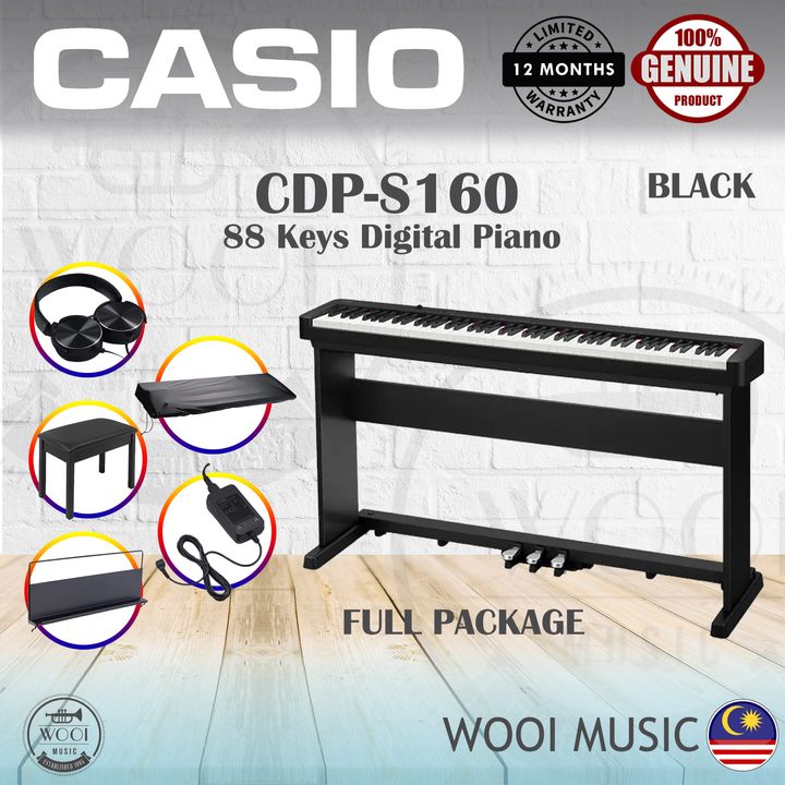CASIO CDP-S160 - FP - BK