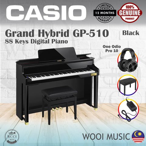 Piano Digital Casio Celviano Grand Hybrid GP-510 - Black Piano