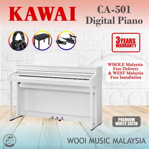 KAWAI CA-501 - SATIN WHITE 