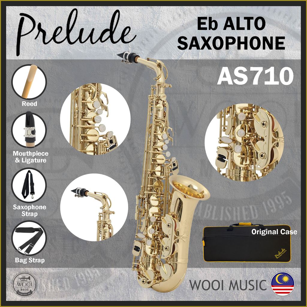 Prelude by Conn Selmer AS710 Alto Saxophone - Lacquer – Wooi Prelude by Conn Selmer AS710 Alto Saxophone - Lacquer – Wooi