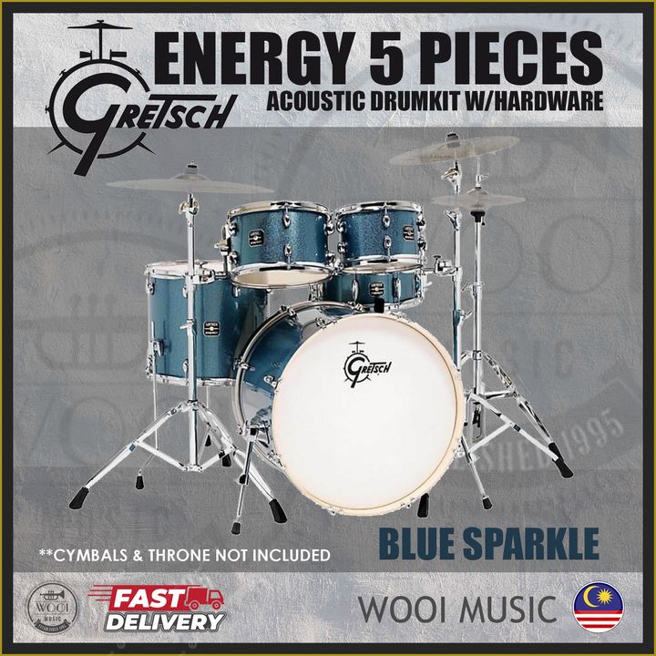 GRETSCH DRUMSET - BLUE SPARKLE CP