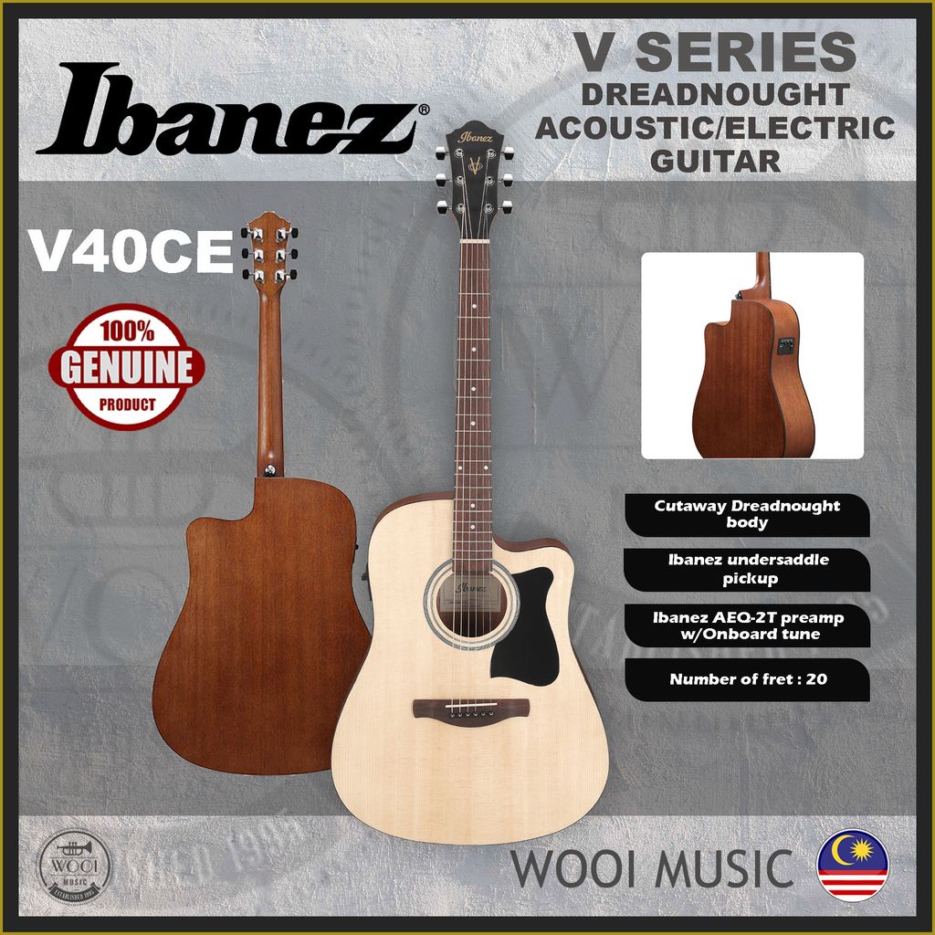 Ibanez V Series Guitar - V40CE-CP