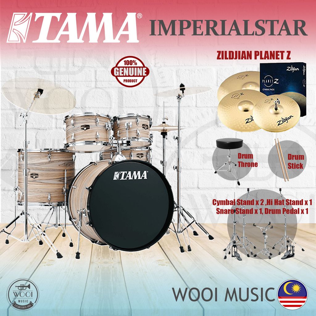 TAMA IMPERIAL STAR DRUMSET - CP