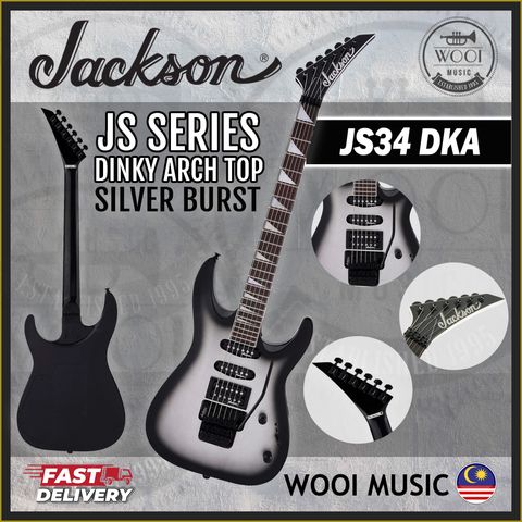 Jackson JS34 DKA - Silver Burst 