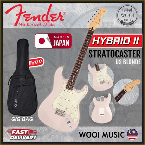 FENDER JAPAN HYBRID II - RW - US BLONDE 