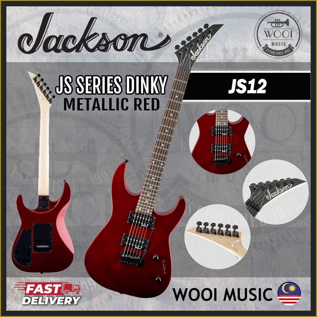 Jackson JS Series Dinky JS12 Electric Guitar (24 Frets) - Metallic Red –  Wooi Music