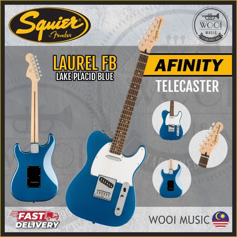 Squier Affinity TELE LAUREL - Lake Placid Blue-CP