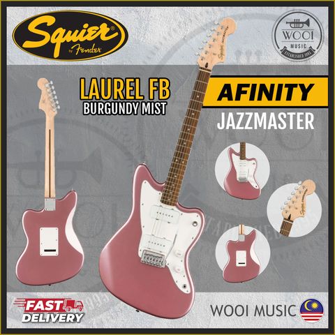 Squier Affinity Jazzmaster - Laurel Fb - Burgundy Mist CP