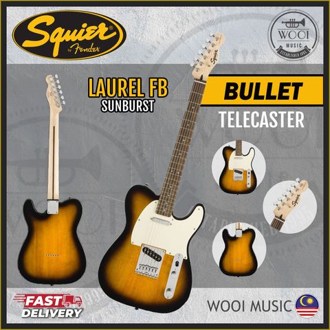 Squier Bullet Tele - Laurel FB - Sunburst - CP 