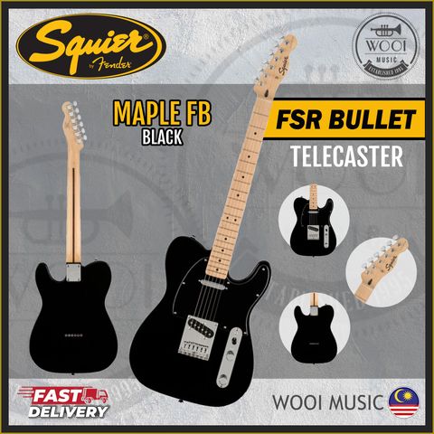 Squier FSR Bullet Tele - Maple - Black 