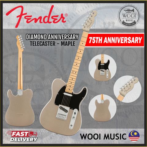 FENDER 75TH ANNIVERSARY GUITAR - DIAMOND ANNI - TELE - MAPLE - CP