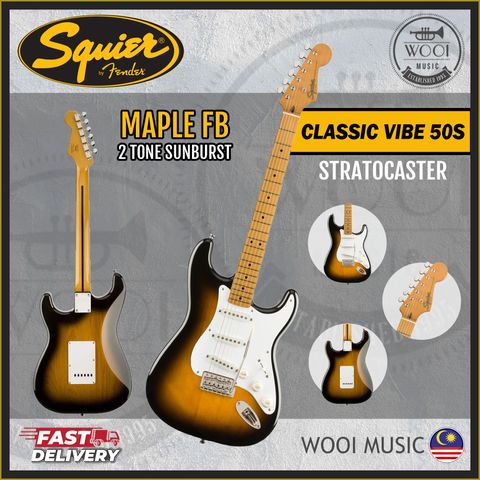 Squier Classic Vibe 50s - 2 Tone Sunburst - cp 