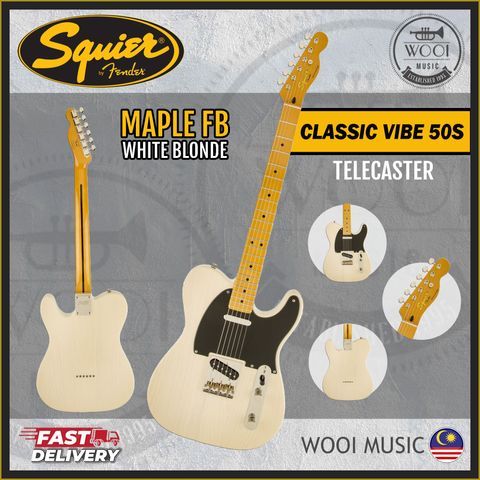 Squier Classic Vibe 50s - TELE - WHITE BLONDE - CP
