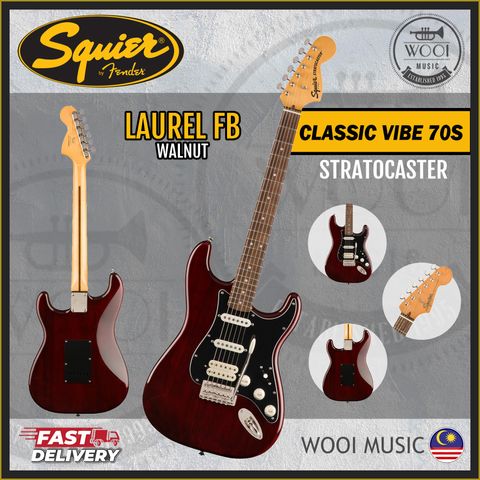 Squier Classic Vibe 70s - HSS Stratocaster - WALNUT - cp