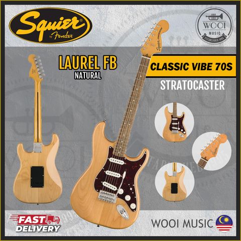 Squier Classic Vibe 70s - SSS Stratocaster - NATURAL