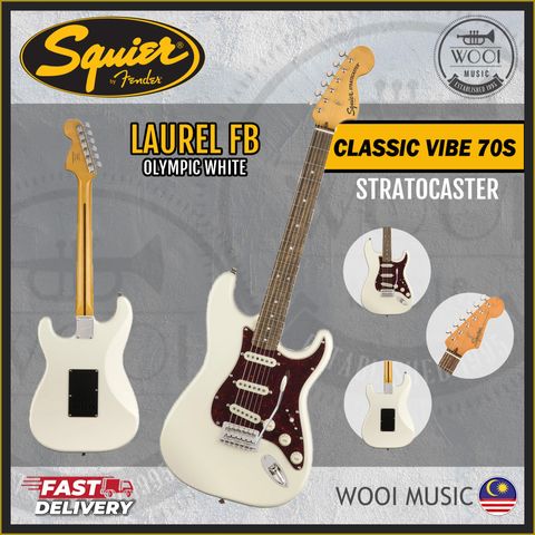 Squier Classic Vibe 70s - SSS Stratocaster - OLYMPIC WHITE