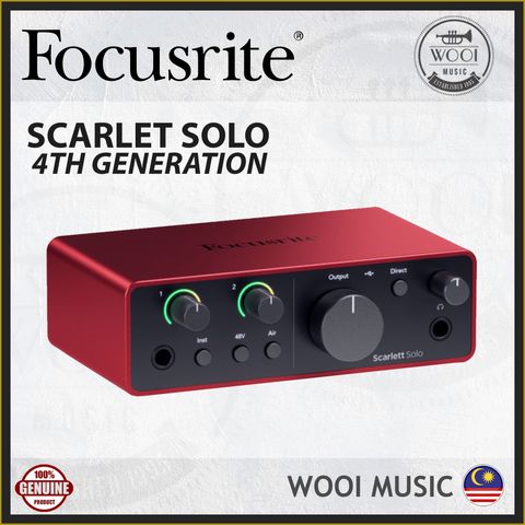 FOCUSRITE SCARLET SOLO 4TH GEN - CP