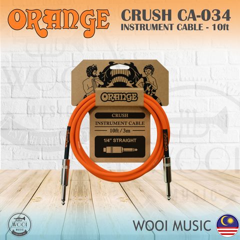 ORANG CRUSH INSTRUMENT CABLE CA034-10FT-CP