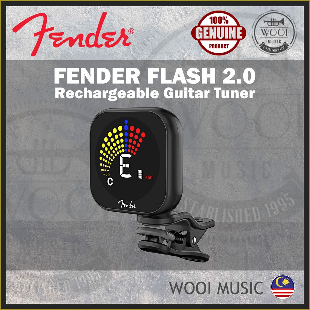 Fender Flash 2.0 Rechargeable Guitar Tuner -CP