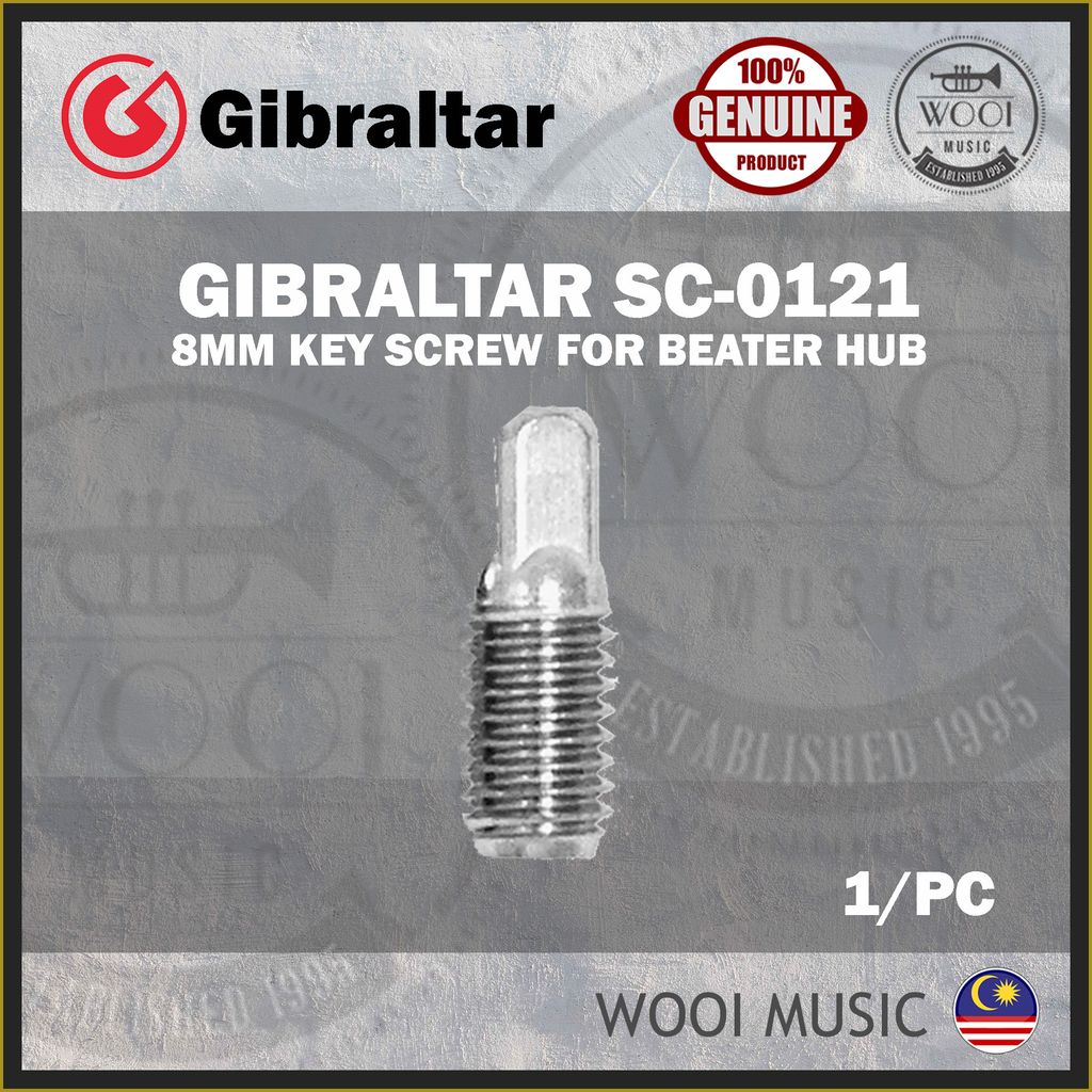 GIBRALTAR SC-0121 8MM KEY SCREW 1PC - CP