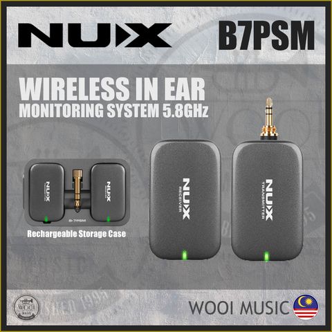 Nux B7PSM Wireless In-Ear Monitoring System - NUXB7PSM