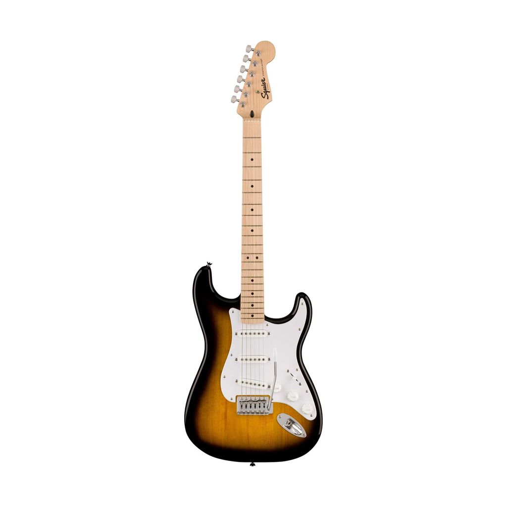 Squier Sonic Stratocaster Electric Guitar - Maple FB - 2 Color Sunburst-1
