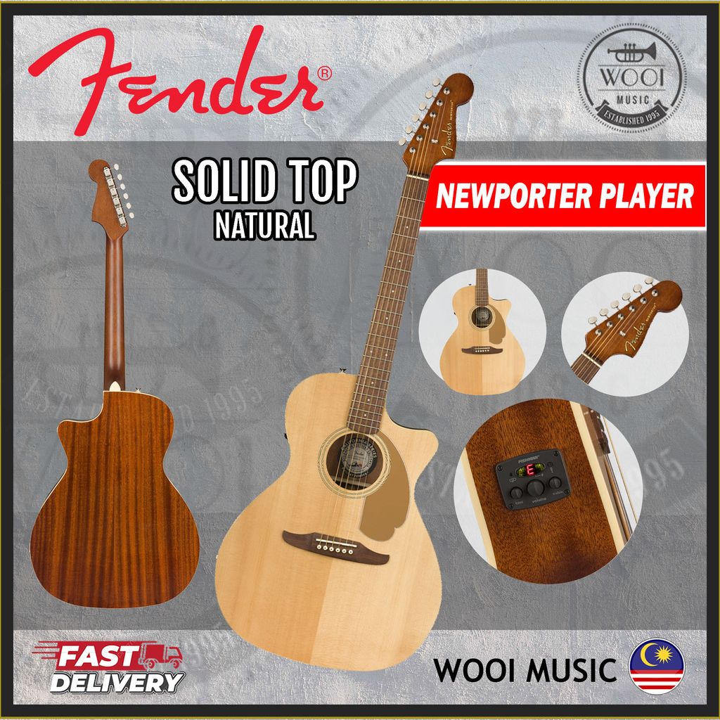 FENDER NEWPORTER PLAYER - SOLID TOP - NATURAL - CP