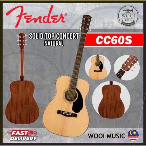 FENDER CC60S-NATURAL-CP