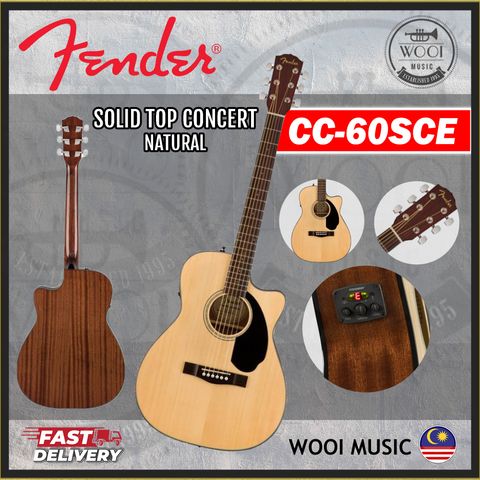 FENDER CC60SCE-NATURAL-CP