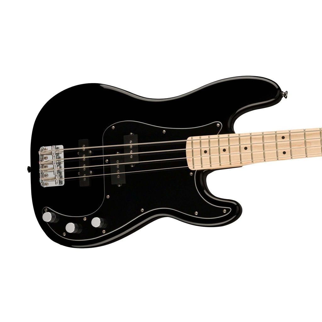 Squier Affinity Series PJ Bass Guitar Pack with Maple Fingerboard & Fender Rumble 15 - Black - 5