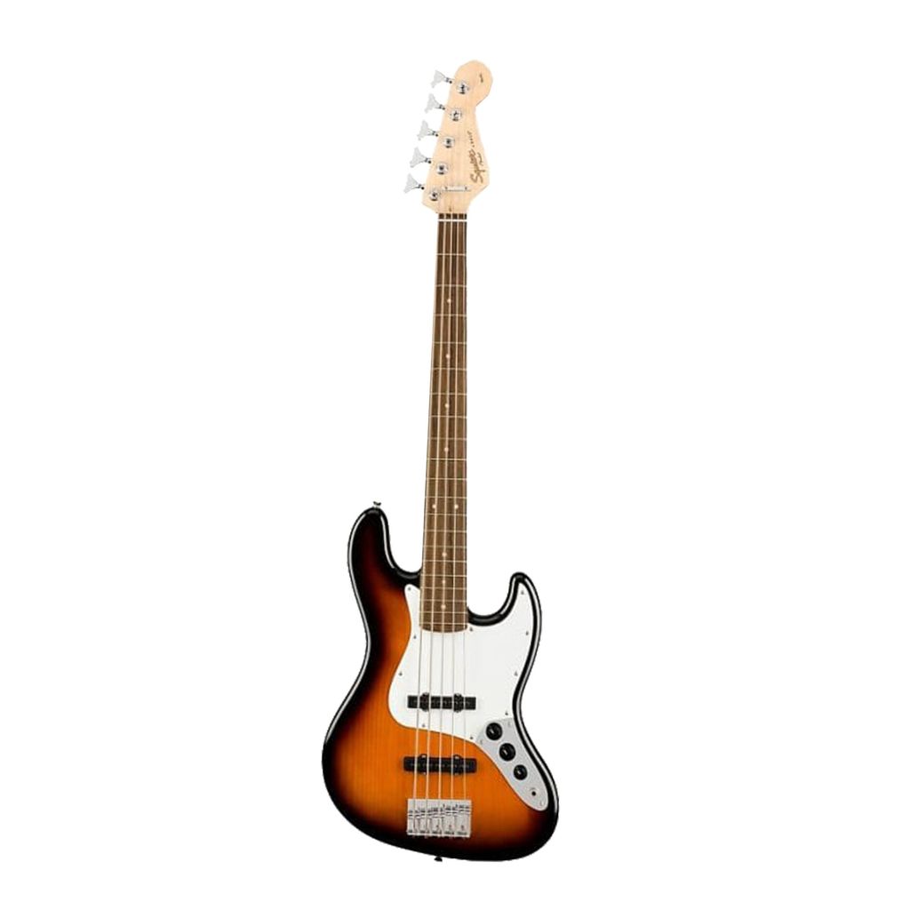 Squier Affinity Series 5 String Jazz Bass V Guitar, Laurel Fingerboard - BROWN SB 1