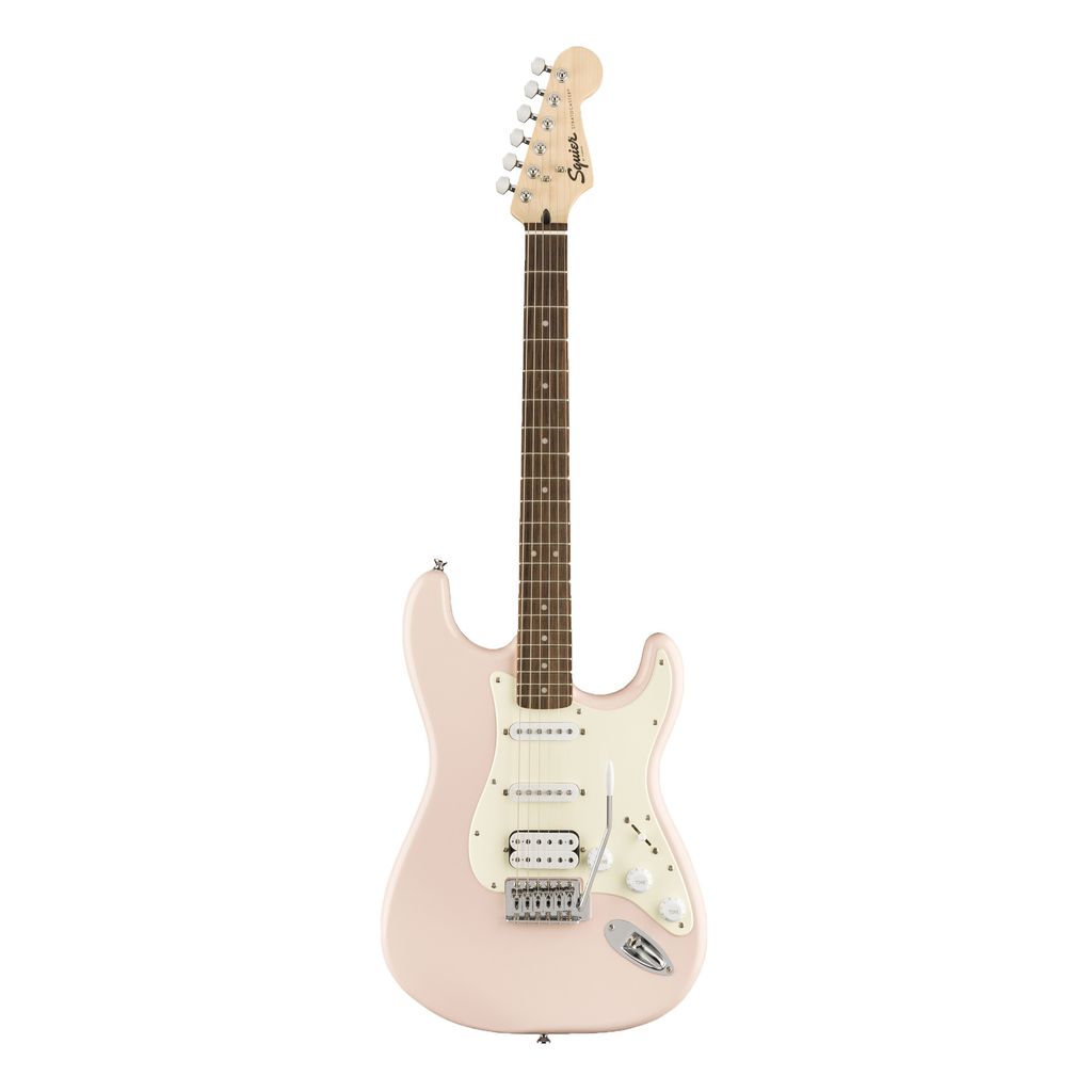 Squier Bullet Stratocaster - HSS - Laurel FB - Shell Pink - 1