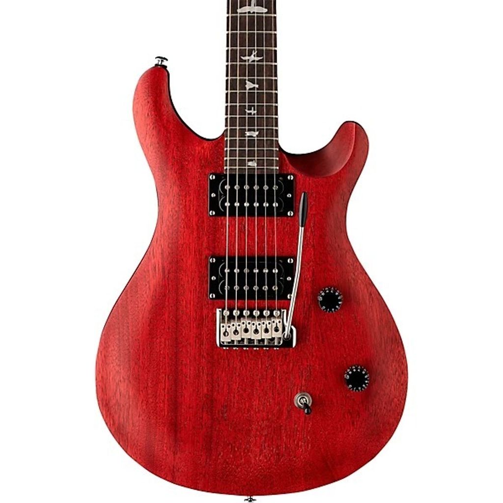 PRS SE CE24 Standard Satin Electric Guitar wBag - Vintage Cherry - 2