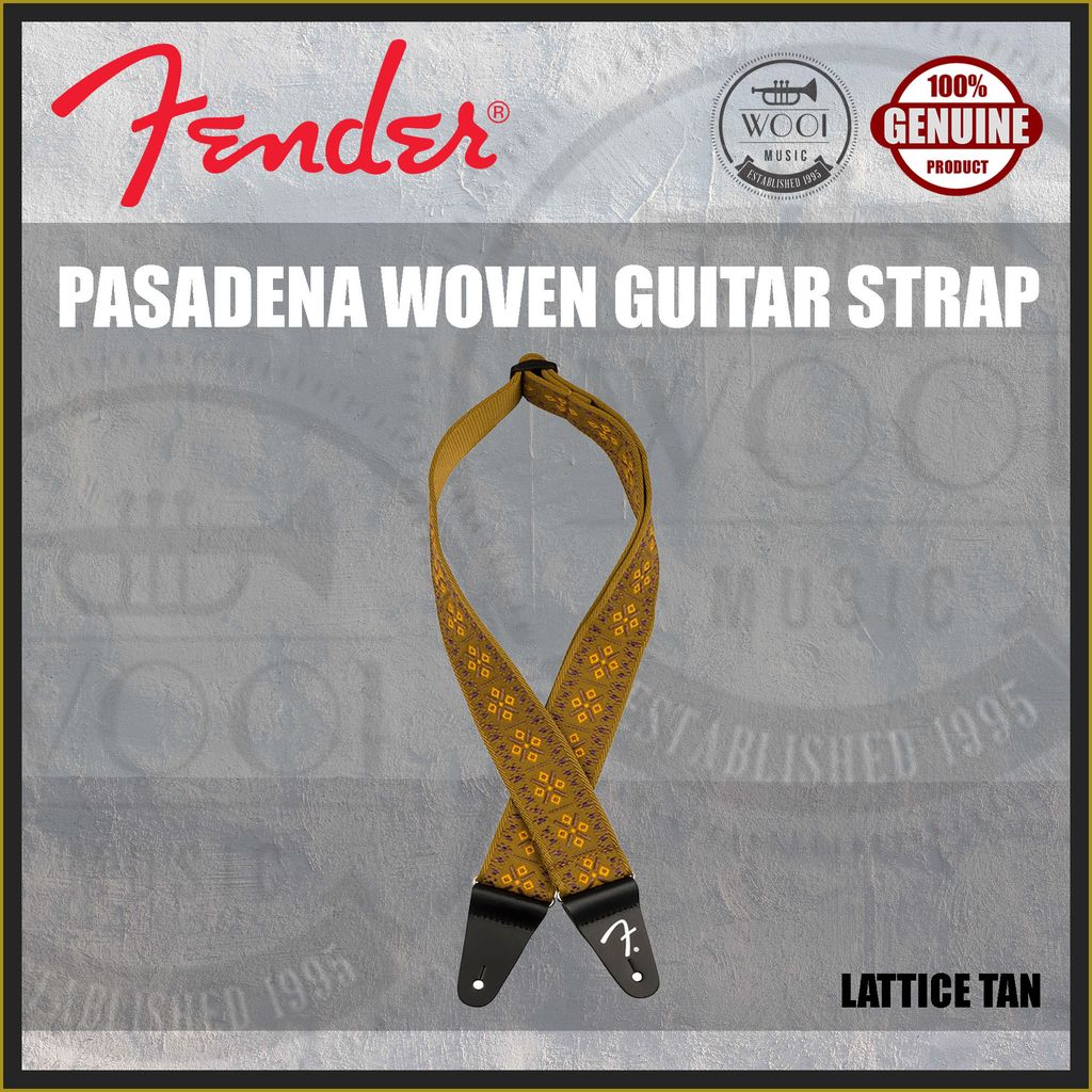 Fender Pasadena Woven Guitar Strap - Lattice Tan - CP