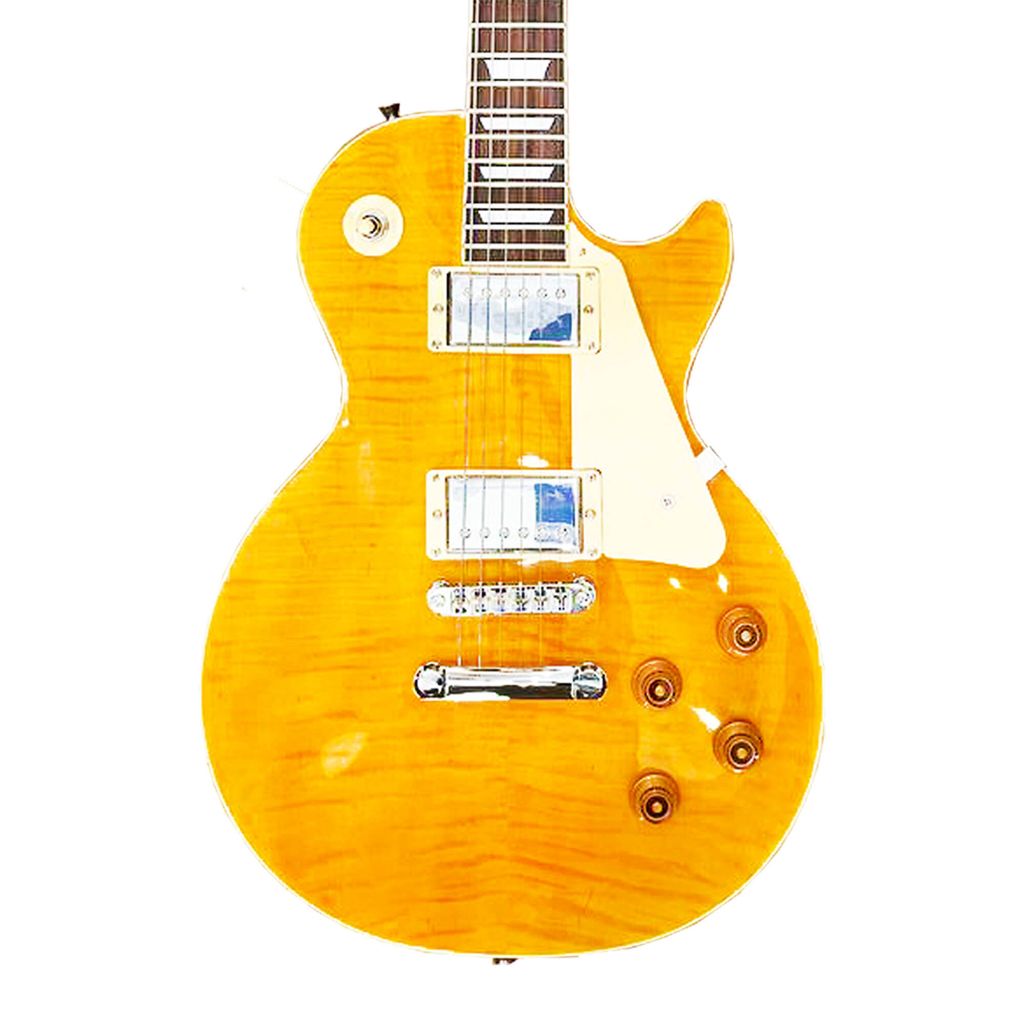 SQOE ELECTRIC GUITARS - SELP220-YELLOW-2