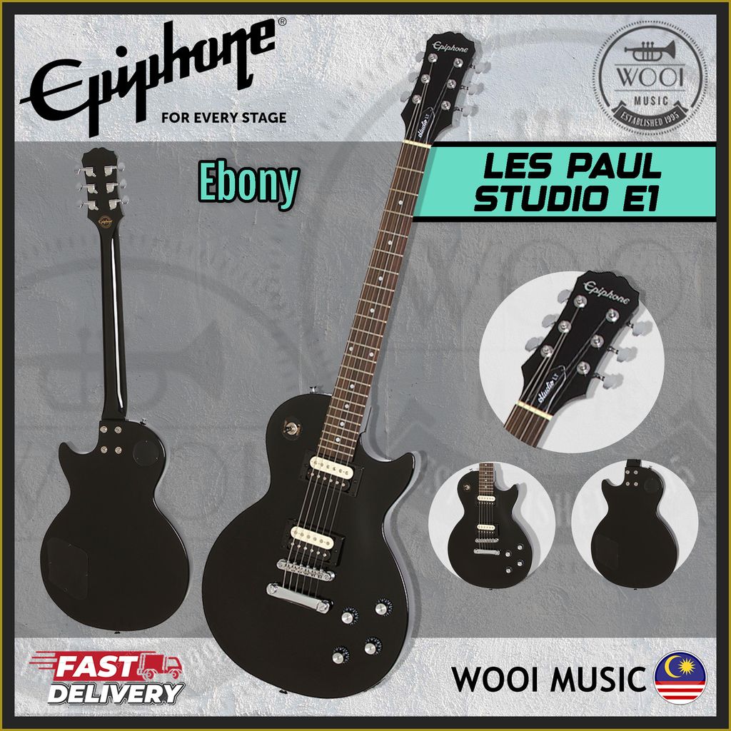 Epiphone Les Paul Studio E1 - Ebony -Cp