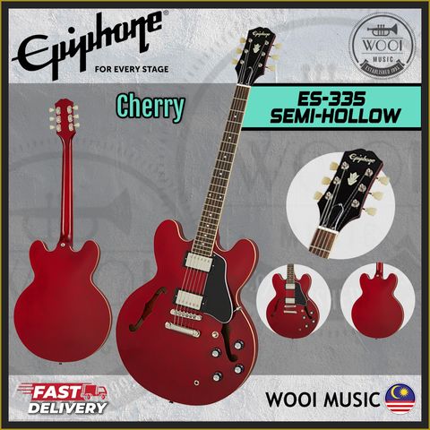 Epiphone ES-335 SEMI HOLLOW - cherry-cp