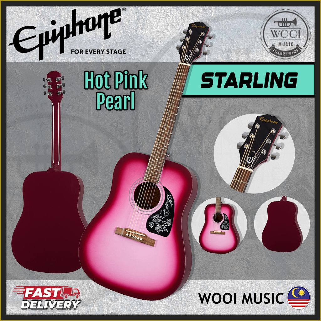 Epiphone Starling - Hot Pink Pearl-CP