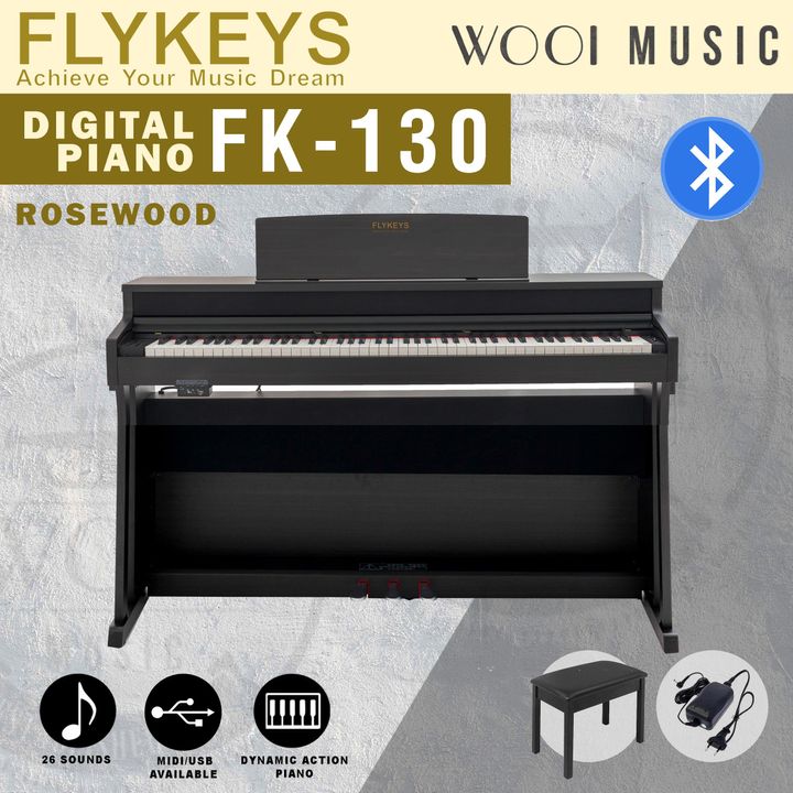 FLYKEYS - FK130 - ROSEWOOD - CP