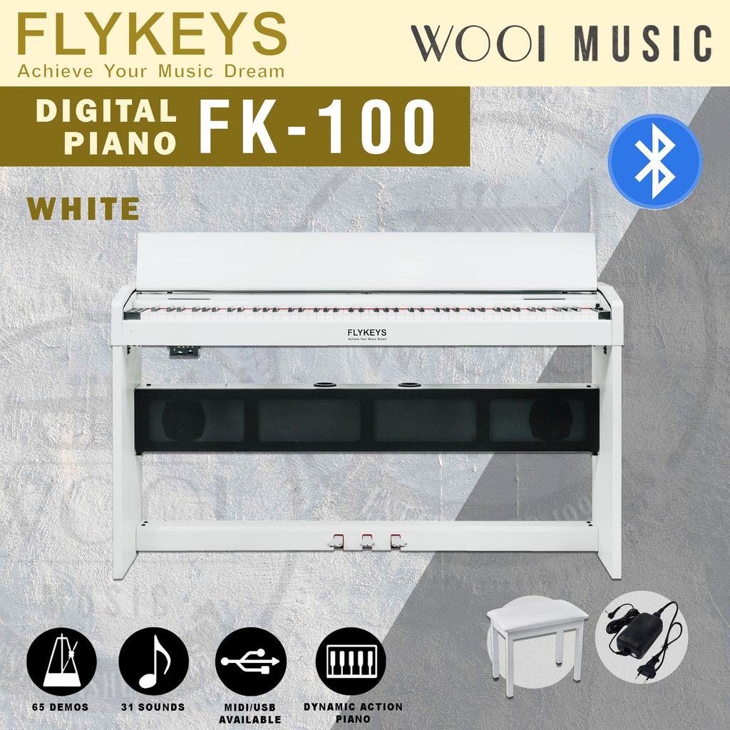 FLYKEYS - FK100-WHITE-CP