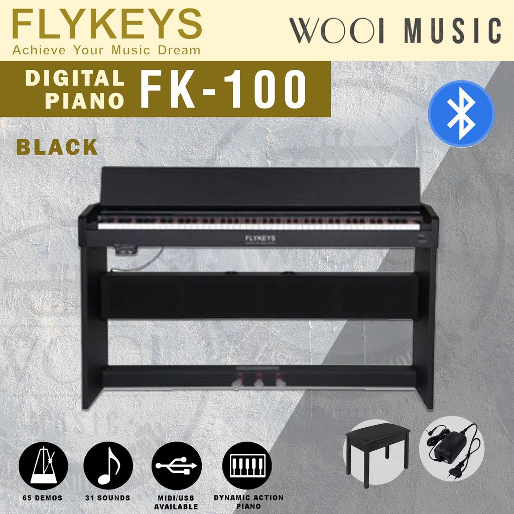 FLYKEYS - FK100-BLACK-CP