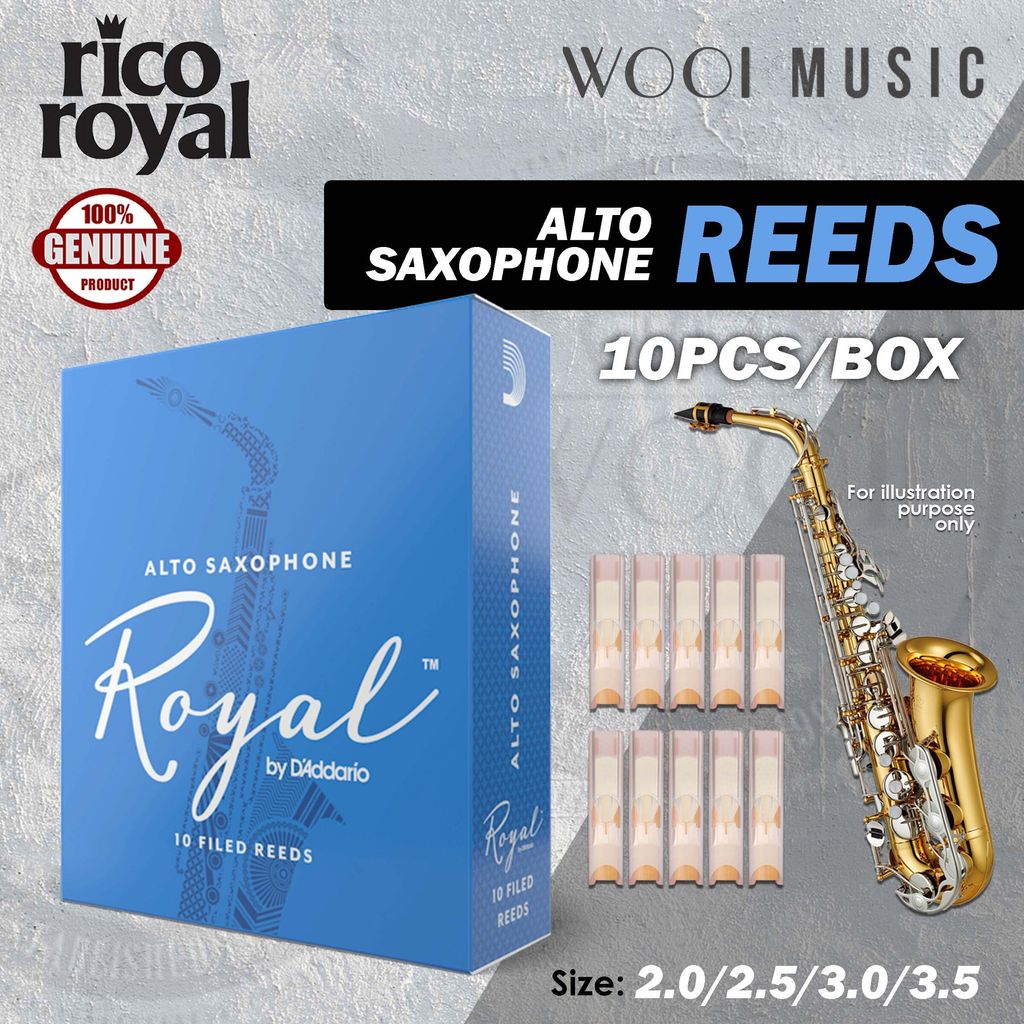 RICO ROYAL REEDS - ALTO SAX - BOX