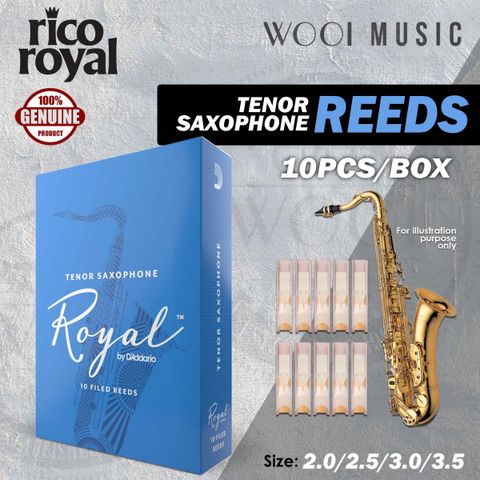 RICO ROYAL REEDS - TENOR SAX - BOX