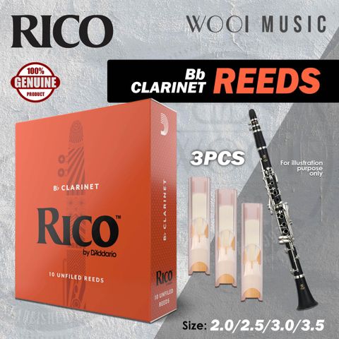 RICO CLARINET - 3PCS
