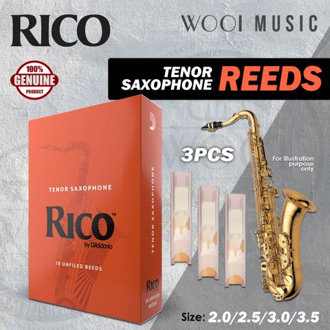 RICO TENOR SAX - 3PCS